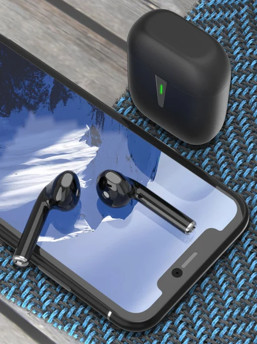 Bluetooth-гарнитура SkyDolphin TWS SL22 Black (BTE-000178)