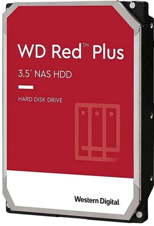 Накопитель HDD SATA 6.0TB WD Red Plus 5400rpm 256MB (WD60EFPX)