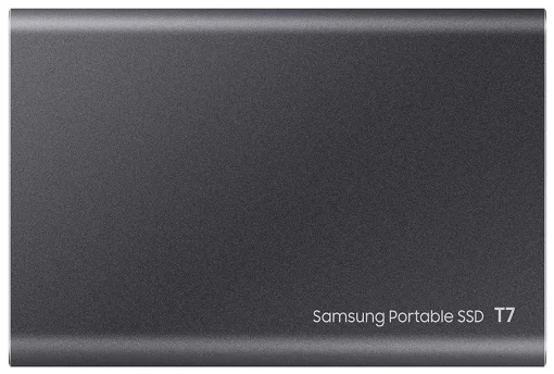 Накопитель наружный SSD 2.5" USB 1.0TB Samsung T7 Titan Gray (MU-PC1T0T/WW)