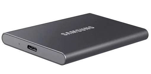 Накопитель наружный SSD 2.5" USB 1.0TB Samsung T7 Titan Gray (MU-PC1T0T/WW)