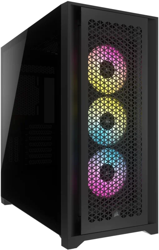 Корпус Corsair iCUE 5000D RGB AirFlow Tempered Glass Black (CC-9011242-WW) без БП