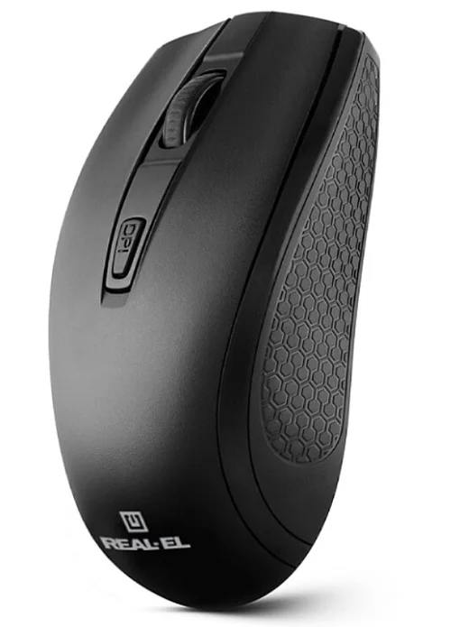 Мишка бездротова REAL-EL RM-308 Black USB