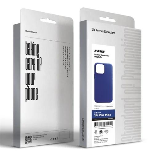 Чохол-накладка Armorstandart Fake Leather для Apple iPhone 14 Pro Max Wisteria (ARM64462)