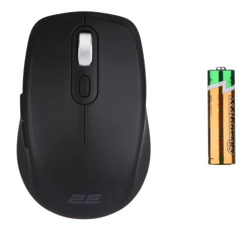 Мышь беспроводная 2E MF225 Silent WL BT Black (2E-MF225WBK) USB
