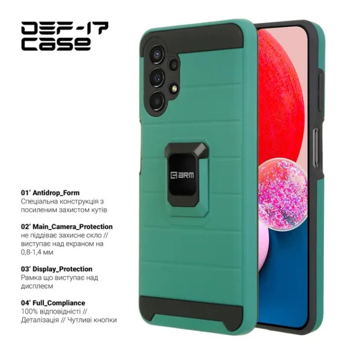 Чехол-накладка Armorstandart DEF17 для Samsung Galaxy A13 SM-A135 Military Green (ARM61353)