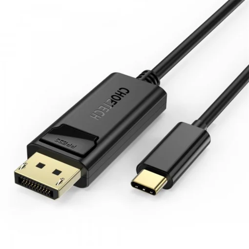 Кабель Choetech DisplayPort USB Type-C (M/M), 1.8 м, Black (XCP-1801BK)