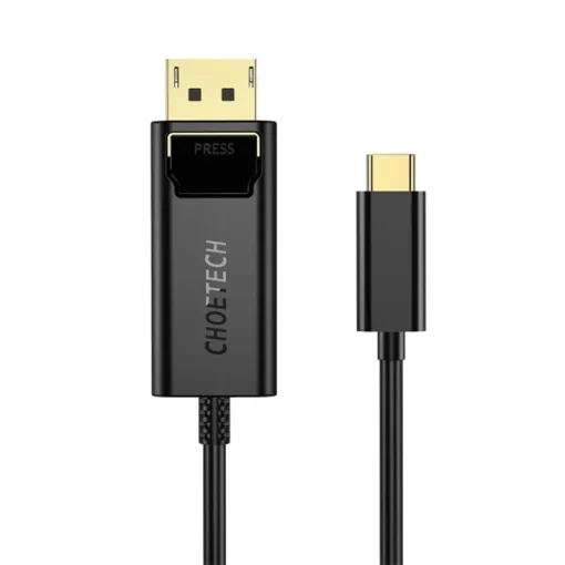 Кабель Choetech DisplayPort USB Type-C (M/M), 1.8 м, Black (XCP-1801BK)