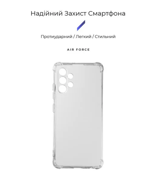 Чехол-накладка Armorstandart Air Force для Samsung Galaxy A32 SM-A325 Camera cover Transparent (ARM66422)