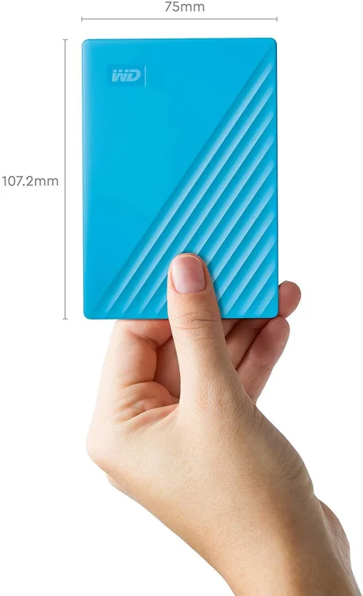 Внешний жесткий диск 2.5" USB 4.0TB WD My Passport Blue (WDBPKJ0040BBL-WESN)