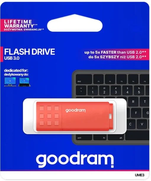 Флеш-накопитель USB3.0 32GB GOODRAM UME3 Orange (UME3-0320O0R11)