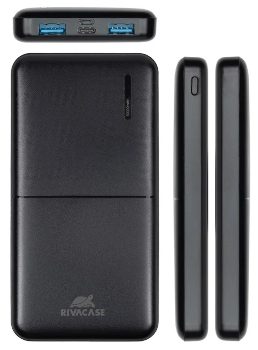 Повербанк RIVACASE Rivapower VA2532 QC/PD 20W 10000mAh Black