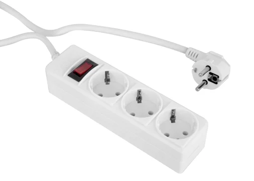 Фільтр живлення ProLogix (PRS-P3CU-45W) 3x1.0мм2, 3 розетки, 4.5 м, білий