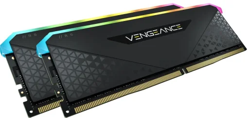 Модуль памяти DDR4 2x16GB/3600 Corsair Vengeance RGB RS Black (CMG32GX4M2D3600C18)