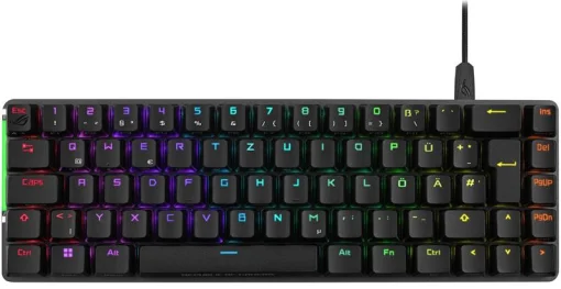 Клавиатура Asus ROG Falchion Ace LED 68key NX RD Black (90MP0346-BKUA01)