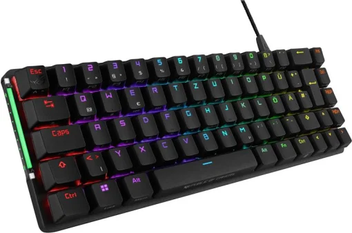 Клавиатура Asus ROG Falchion Ace LED 68key NX RD Black (90MP0346-BKUA01)