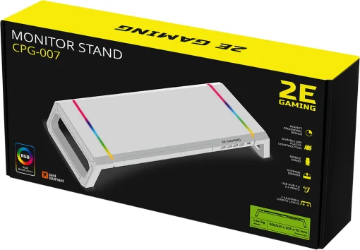 Подставка для монитора 2E GAMING CPG-007 29" White (2E-CPG-007-WT)