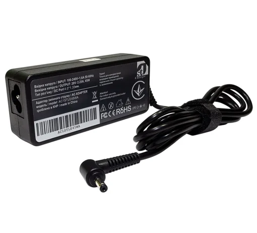 Блок питания 1STCHARGER для ноутбуков Lenovo 20V 2.25A 4.0х1.35mm 45W (AC1STLE45WA)