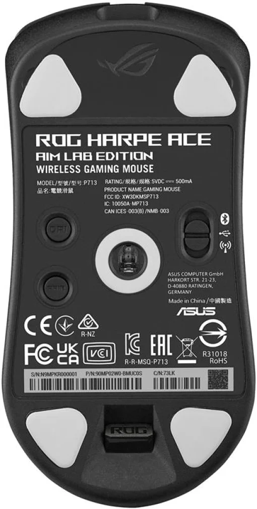 Мишка бездротова Asus ROG Harpe Ace Aim Lab Edition Black (90MP02W0-BMUA00)