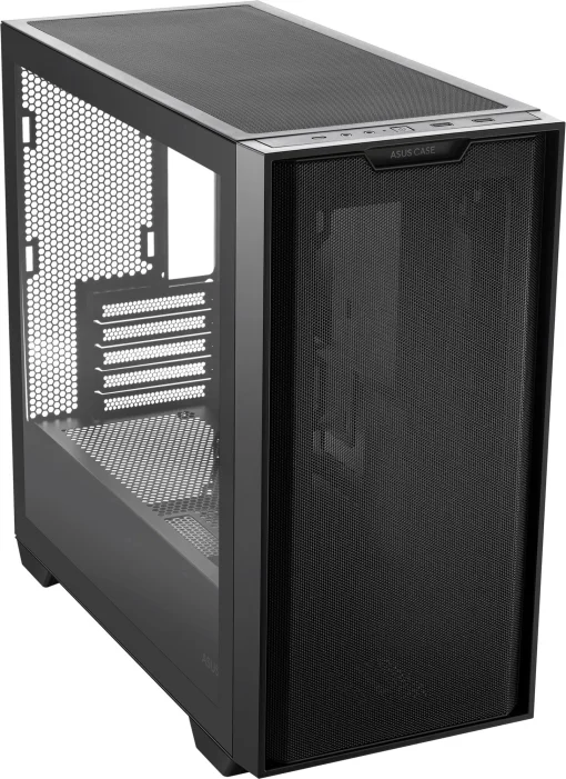 Корпус Asus A21 Black Tempered Glass без БП (90DC00H0-B09010)