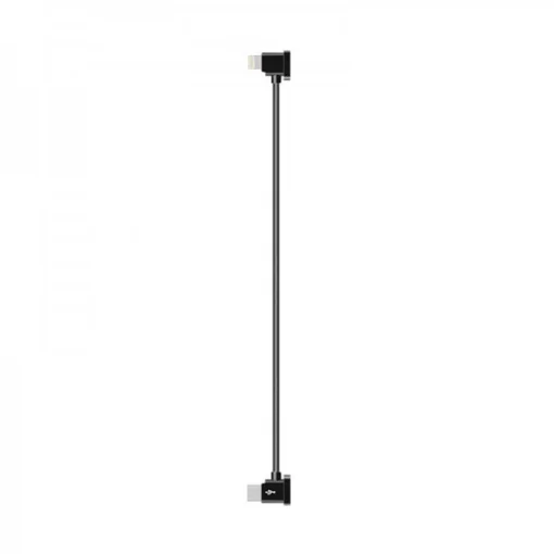 Кабель Goojodoq Type-C-Lightning для пульта квадрокоптера DJI Mavic Mini 2 3 Air 2 2S 0.3m Black (100500392440660-30TL)