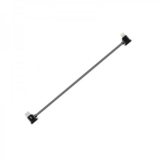 Кабель Goojodoq Type-C-Lightning для пульта квадрокоптера DJI Mavic Mini 2 3 Air 2 2S 0.3m Black (100500392440660-30TL)