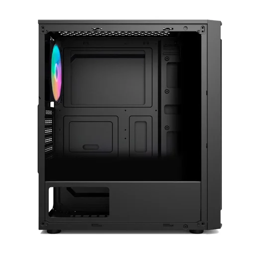 Корпус 1stPlayer RB-4-1G6-BK Black без БП