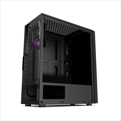 Корпус 1stPlayer RB-4-1G6-BK Black без БП