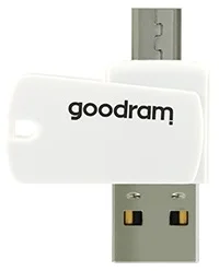 Карта памяти MicroSDXC 64GB UHS-I Class 10 GOODRAM + SD-adapter + OTG Card reader (M1A4-0640R12)