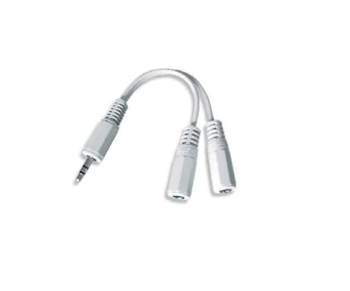 Спліттер CABLEXPERT mini-jack 3.5мм - 2 x mini-jack 3.5мм 0.1м White (CCA-415W)