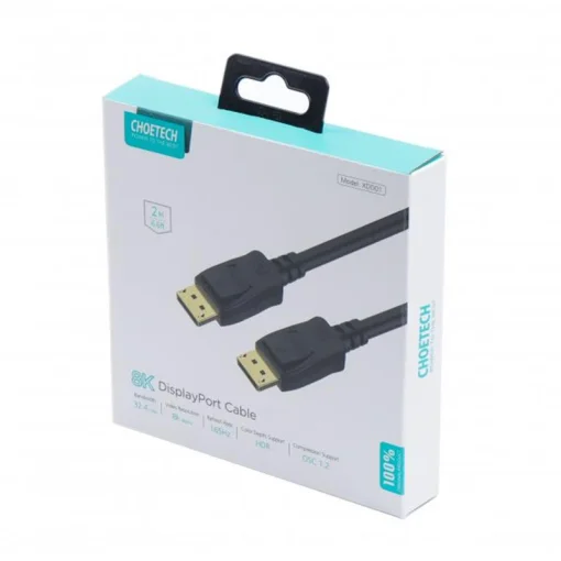 Кабель Choetech DisplayPort - DisplayPort (XDD01-BK)