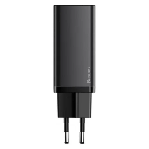 Мережевий зарядний пристрій Baseus GaN2 Lite Quick Charger (1USB, 1Type-C) QC/PD, 5A, 65W Black (CCGAN2L-B01)