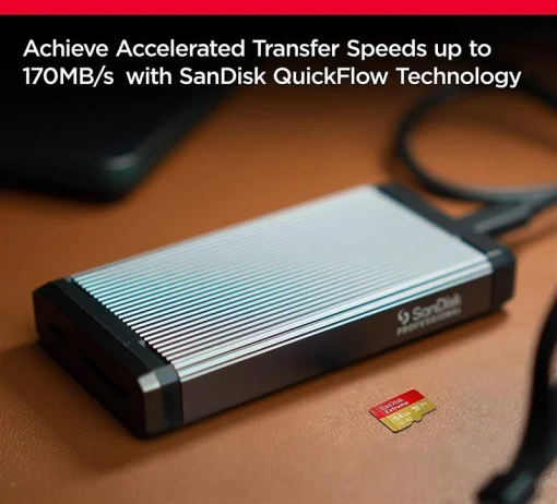 Карта пам`ятi MicroSDXC 256GB C10 UHS-I SanDisk Extreme V30 U3 R190/W130MB/s + SD (SDSQXAV-256G-GN6MA)