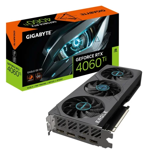 Видеокарта GF RTX 4060 Ti 8GB GDDR6 Eagle OC Gigabyte (GV-N406TEAGLE OC-8GD)