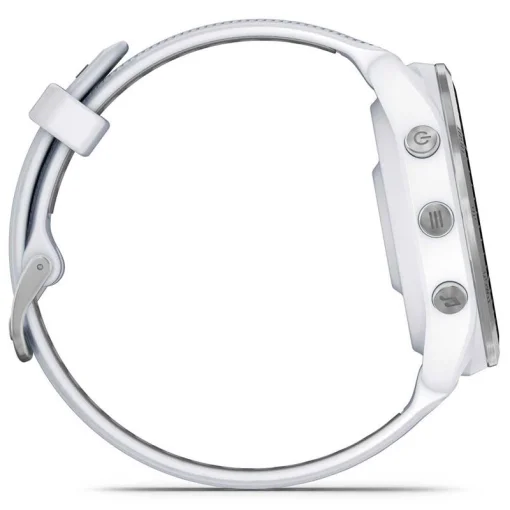 Смарт-часы Garmin Forerunner 965 Titanium Bezel with Whitestone Case и Whitestone/Powder Gray Silicone Band (010-02809-81)