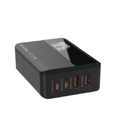 Сетевое зарядное устройство для ColorWay Power Delivery GaN (2USB-A + 2USB TYPE-C) (100W) Black (CW-CHS041PD-BK)