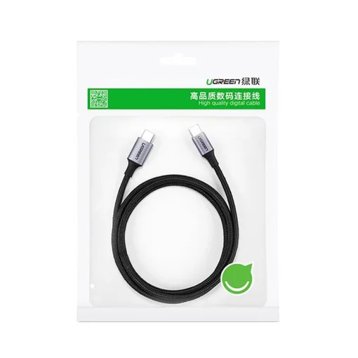 Кабель Ugreen US261 USB-C - USB-C, 2м, Black (50152)