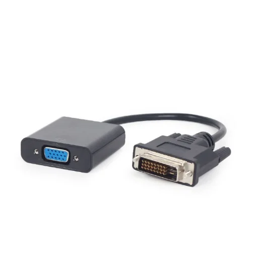 Адаптер Cablexpert (A-DVID-VGAF-01) DVI-D-VGA, 0.2м, черный (пакет)