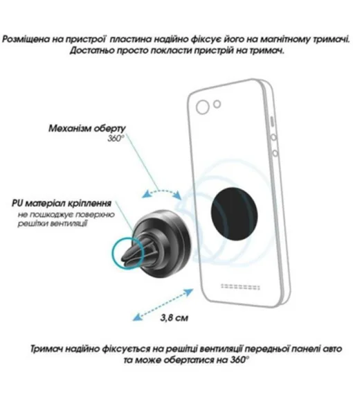 Держатель автомобильный Piko Holder M06GM (1283126489198)