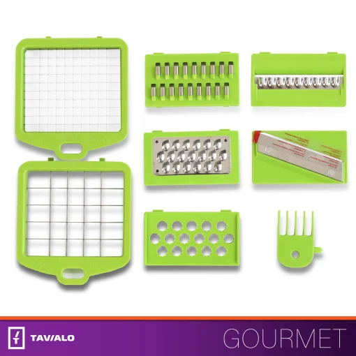 Многофункциональная овощерезка-шатковница "Pro Glass" Tavialo терка для овощей и фруктов 16 в 1 (193100008)