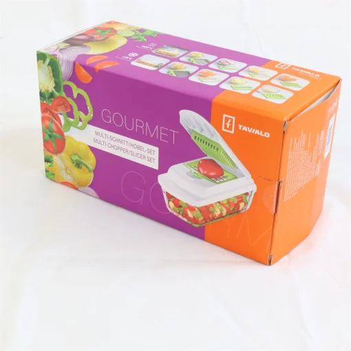 Многофункциональная овощерезка-шатковница "Pro Glass" Tavialo терка для овощей и фруктов 16 в 1 (193100008)