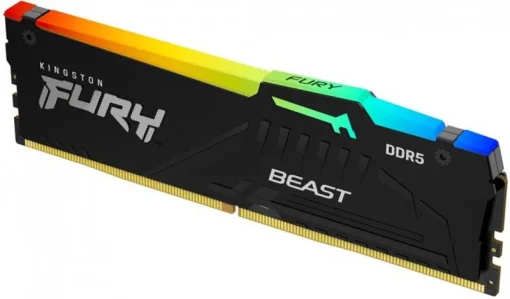 Модуль памяти DDR5 32GB/4800 Kingston Fury Beast RGB (KF548C38BBA-32)