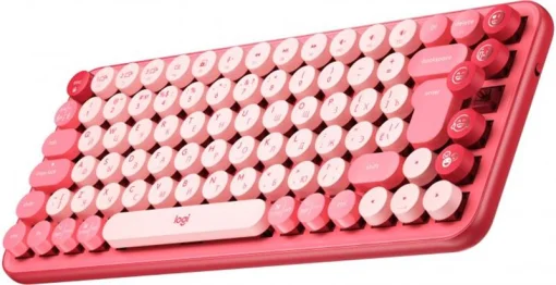 Клавиатура беспроводная Logitech Pop Wireless Heartbreaker Rose (920-010737)