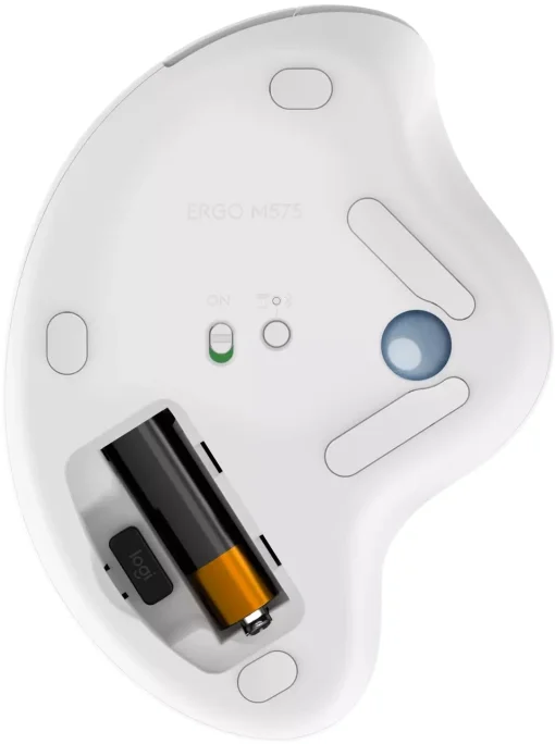 Мышь беспроводная Logitech Trackball Ergo M575 For Business Off White (910-006438)