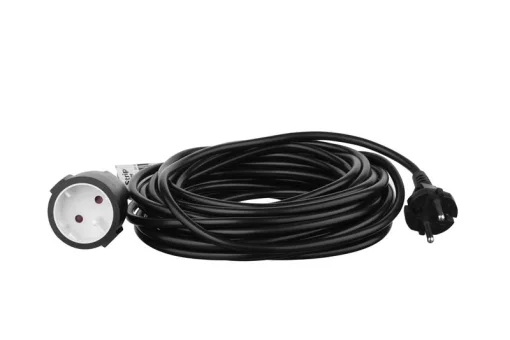 Сетевой удлинитель 2E 1XCEE7/17, 2G*1.0мм, 10м, black (2E-PC210M10)