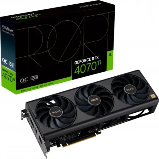 Видеокарта GF RTX 4070 Ti 12GB GDDR6X ProArt OC Asus (PROART-RTX4070TI-O12G)