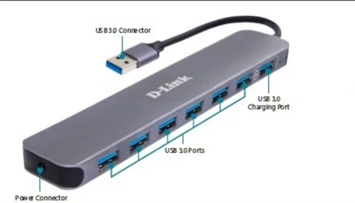 USB хаб D-LINK DUB-1370/B2A