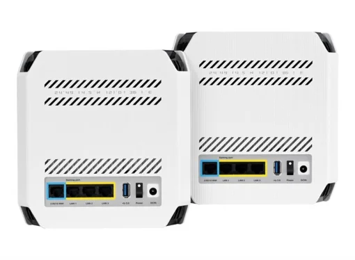 Бездротовий маршрутизатор Asus ROG Rapture Gaming Mesh System GT6 White 2pk (GT6-W-2-PK/90IG07F0-MU9A40)