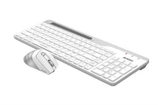 Комплект (клавиатура, мышка) беспроводной A4Tech FB2535C Icy White USB