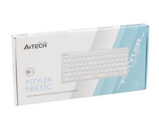 Клавиатура A4Tech Fstyler FBX51C White
