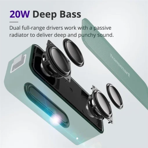 Акустическая система Tronsmart Element T2 Plus Green (370729)